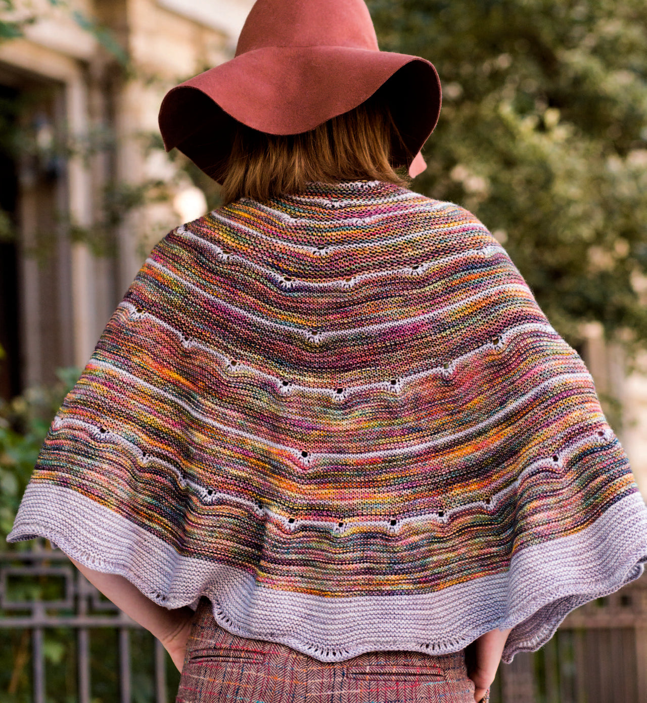 St. Johns Shawl in Malabrigo Arroyo - Downloadable PDF