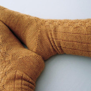 Toe Up Fir Cone Socks