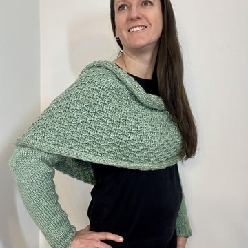Knit Wrap Sweater Scarf