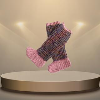 Crochet Womens Knee High Slippers