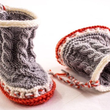 High Top Cable Booties