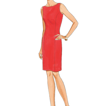 Butterick Misses'/Misses' Petite Lined Dress B4343 - Sewing Pattern