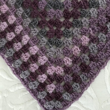 EASY BEGINNER'S Granny Square Scarf or Shawl