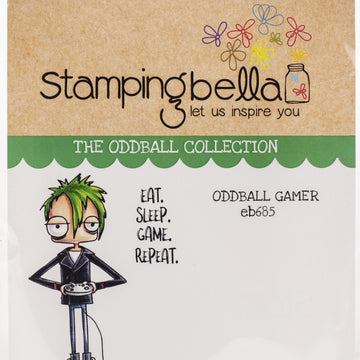 Stamping Bella Cling Stamps - Oddball Gamer