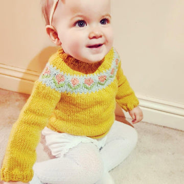 Mummy & Me Vintage Chic Sweater in worsted