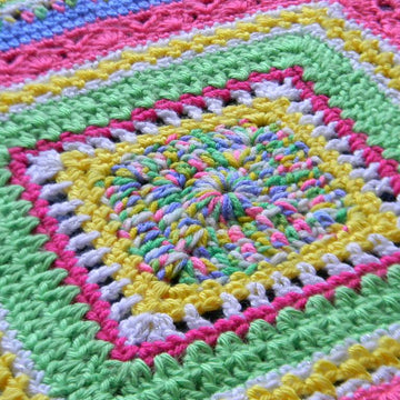 Faeries- Baby Sampler Afghan