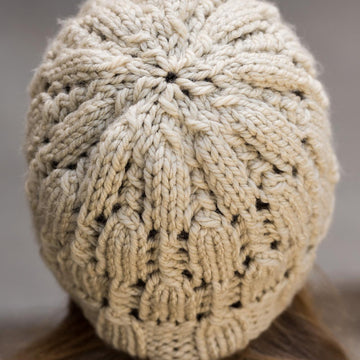 Alternating Lace Hat #705