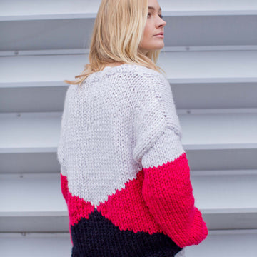 Sigrid Boxy Jumper - Knitting Pattern For Women in MillaMia Naturally Soft Super Chunky