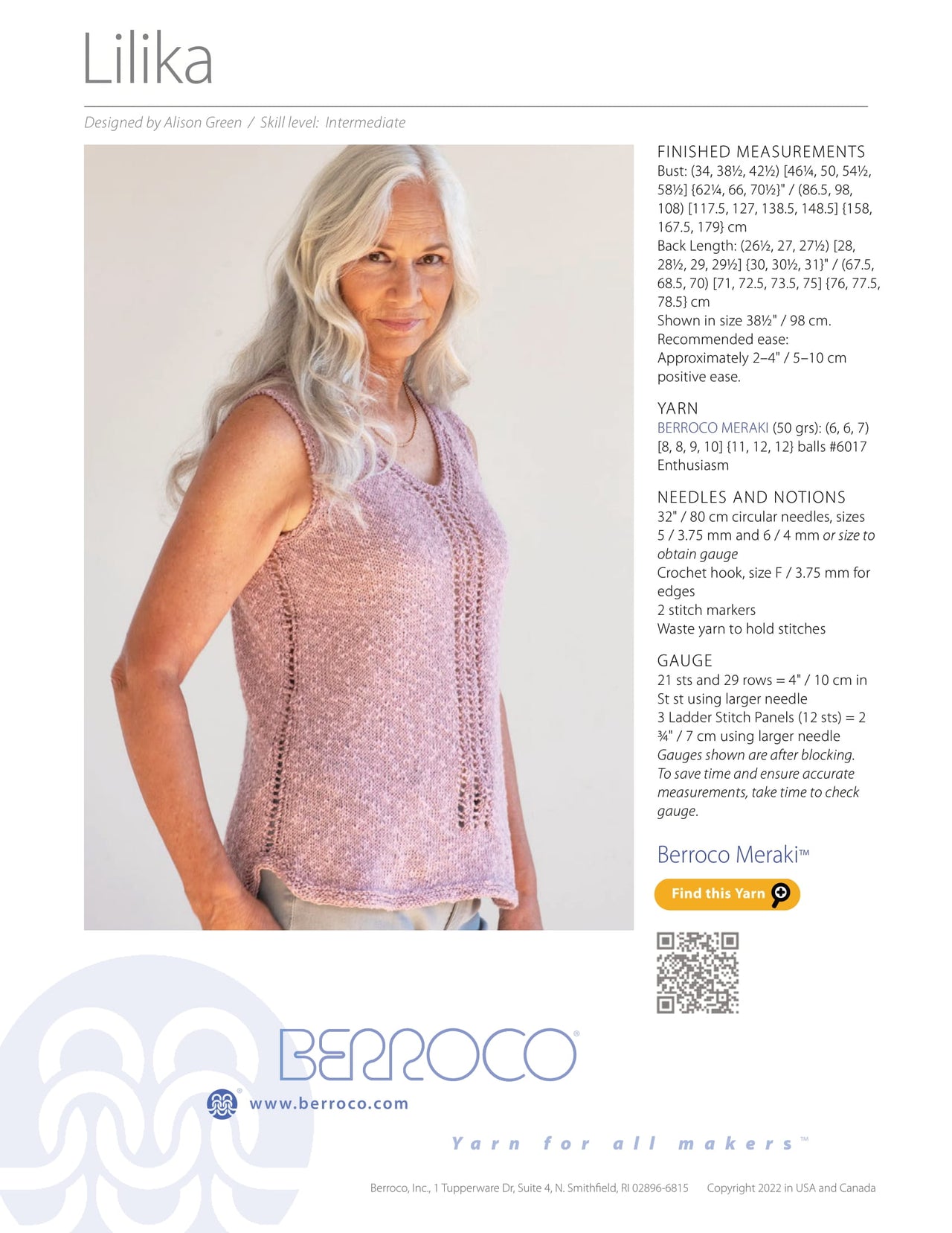 Berroco Lilika PDF