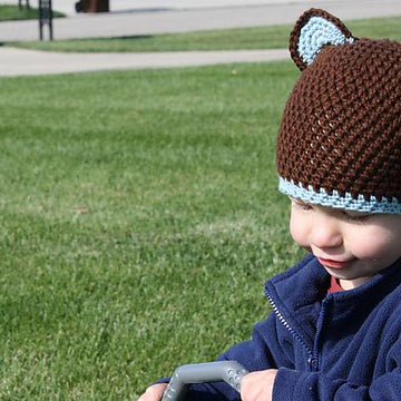 Crochet Bear Beanie