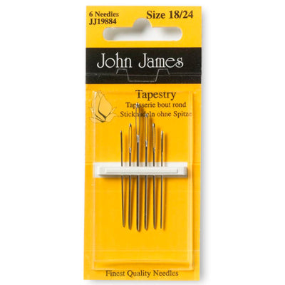 John James Size 18 - 24 Tapestry Needles (6)