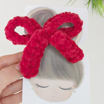 Crochet Bow 3 in 1 Pattern, Simple Hair Accessories