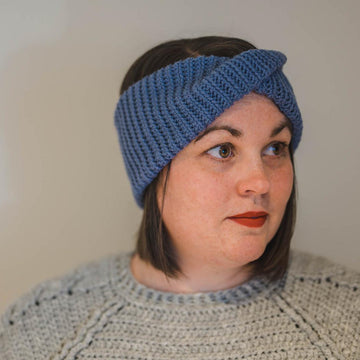 Easy Twisted Ear Warmer