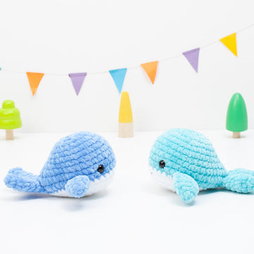 Whale crochet pattern, no sew plushie