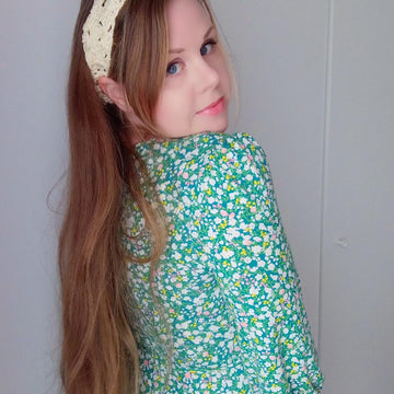 Crochet Buttercup Flower Headband/Hairband Pattern