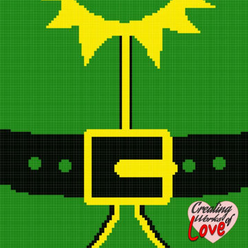 Elf Clothes Top Stitch Graph