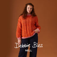 Bailey Ripple Sweater - Jumper Knitting Pattern for Women in Debbie Bliss