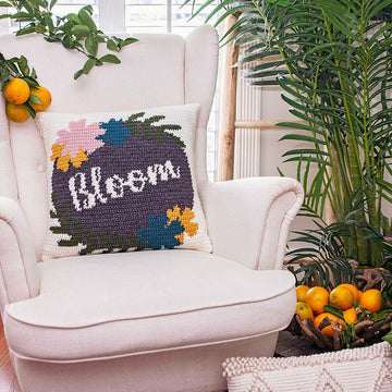 Bloom Pillow Cover Crochet