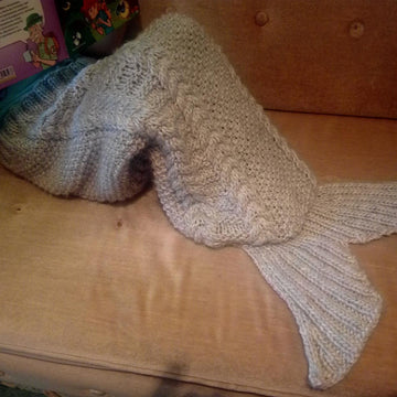 Mermaid tail blanket