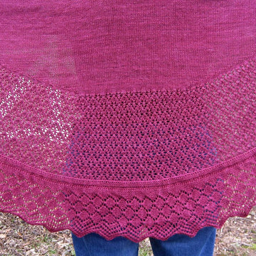 Night Sky Wide Wingspan Shawl