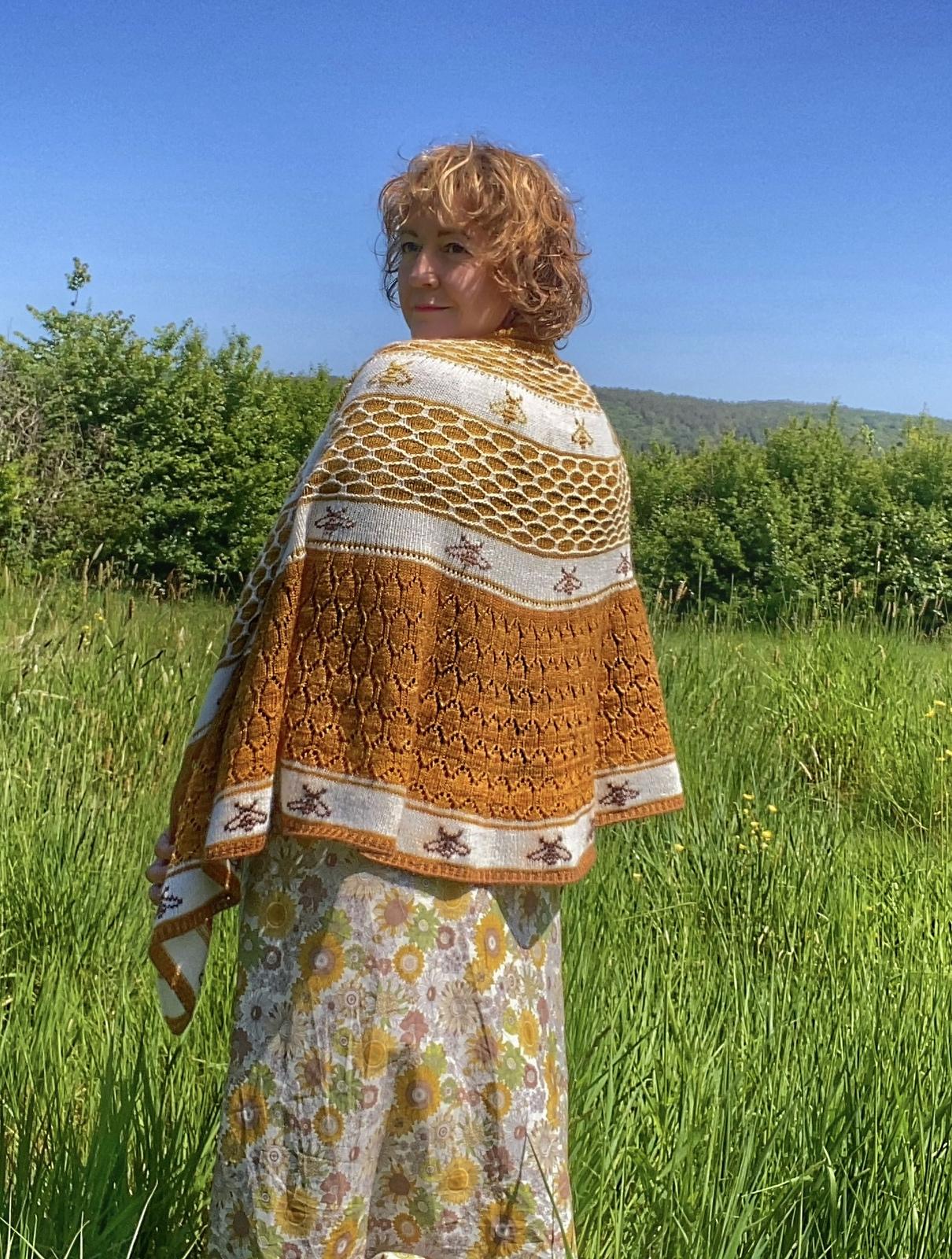 Tell it to the Bees Shawl