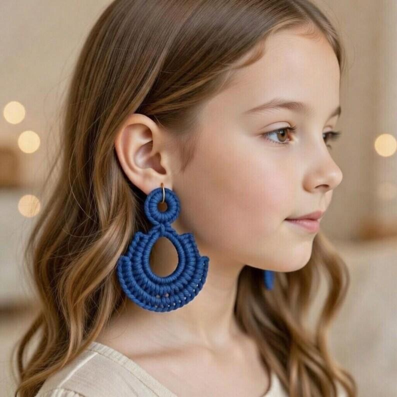 Crochet Teardrop Earrings Pattern – Jewelry PDF + Video Tutorial