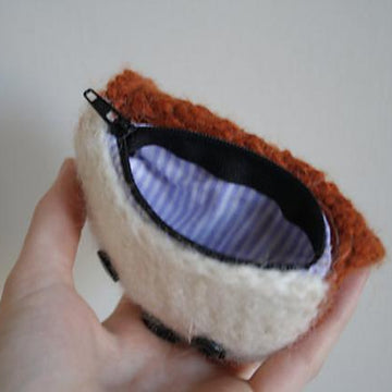 Felted Fox Purse