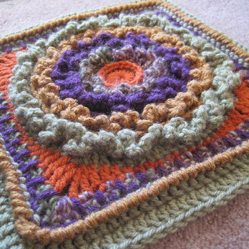 Loopy Dishcloth or Afghan Square