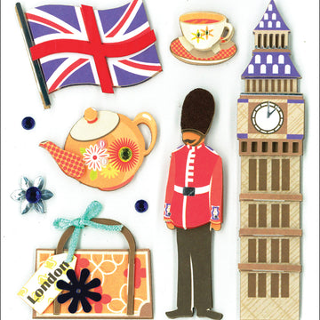K&Company Dimensional Stickers - Sites Of London