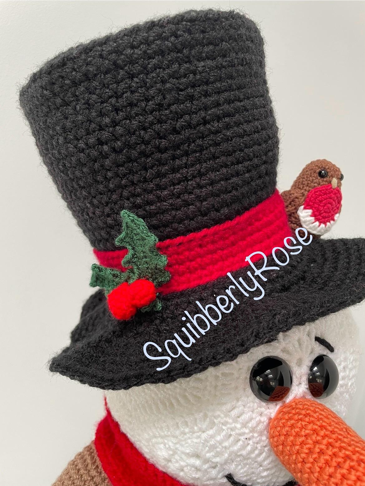 African Flower standing snowman