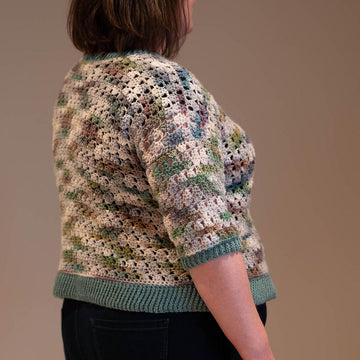 3/4 Sleeves Crochet Sweater