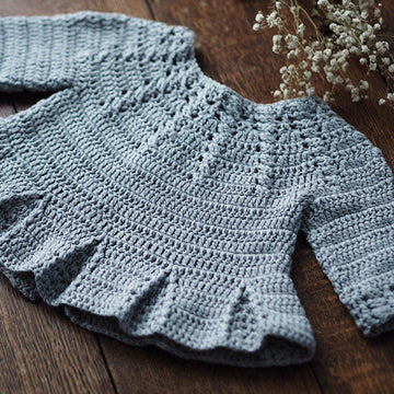 Cable Cardigan with Pleats