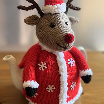 Festive Reindeer tea cosy