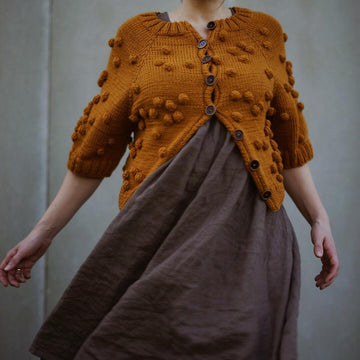 Make bobble cardigan