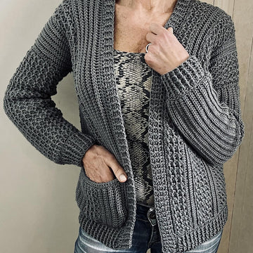 CLOUD 9 CARDIGAN Pattern English USA & DUTCH