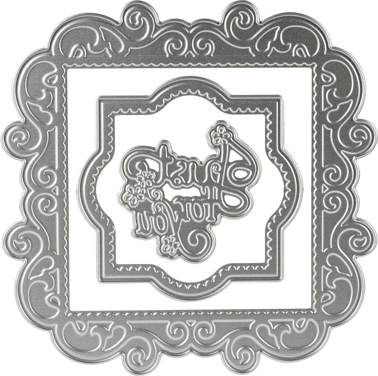 Artdeco Creations Couture Creations Esthetica Cut, Foil & Emboss Nesting Dies - Just For You Frames