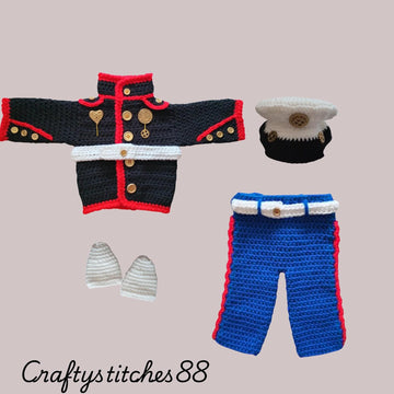 Marine Baby Costume Pattern