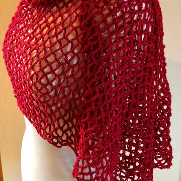 Beginners Lattice Crochet Scarf Pattern