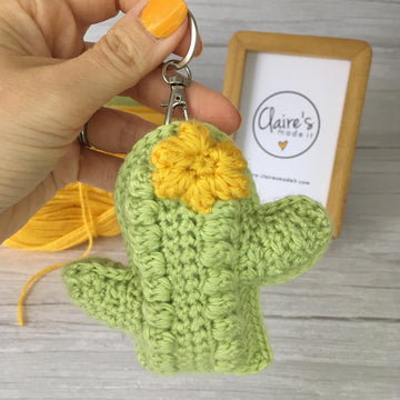 Mini Cactus Keychain