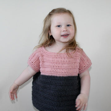 PDF06 Crochet Two Tone Sweater