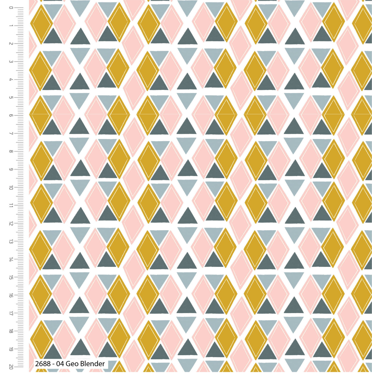 Craft Cotton Company Kitty Garden - Geo Blender