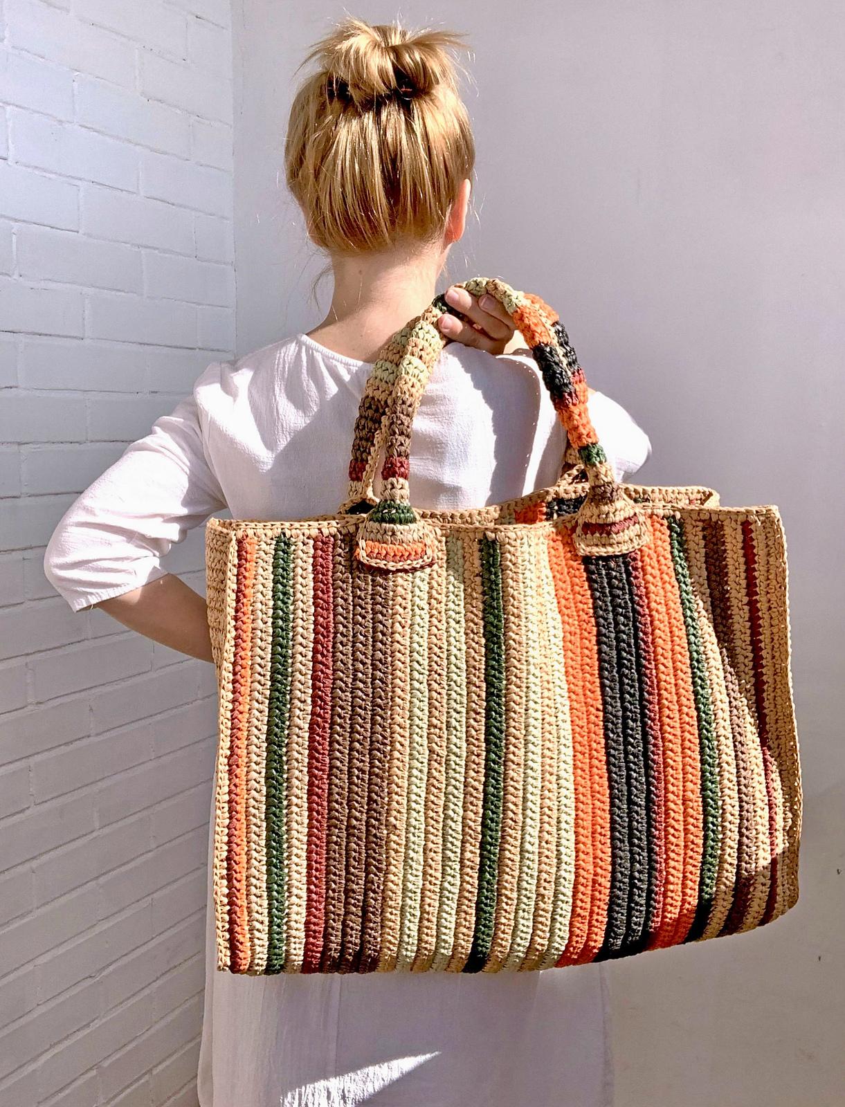 Weekender Striped Bag