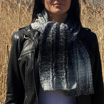 Easy Crochet Scarf Pattern for Women: Easy Laddered Scarf