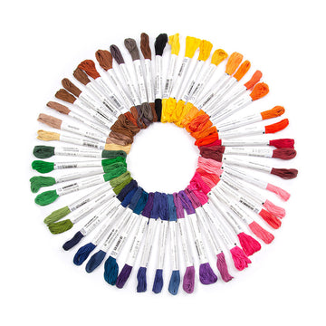 Paintbox Crafts Stranded Cotton 48 Skein Colour Pack 5 - Dark Shades