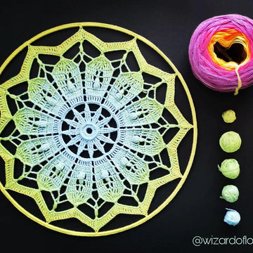 Mandala 'Zinnia' crochet pattern