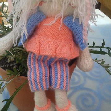 Knitted Doll Cardigan