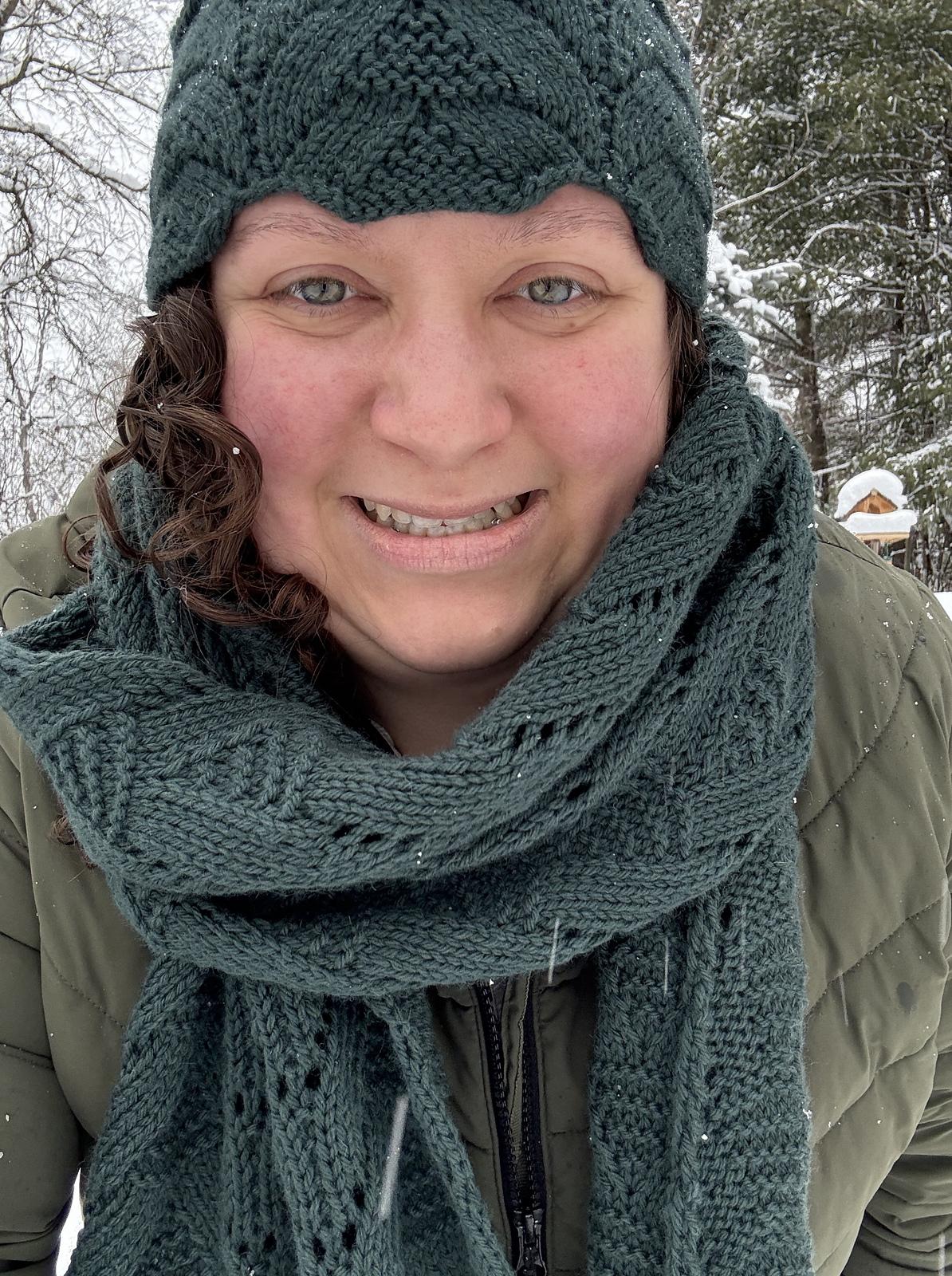 Muskoka Pine Scarf & Headband