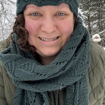 Muskoka Pine Scarf & Headband
