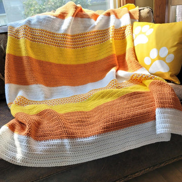 Candy Corn Afghan