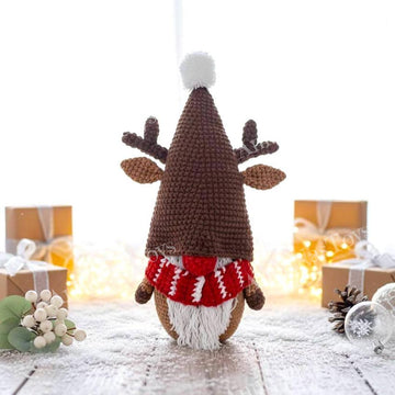 Gnome Christmas deer